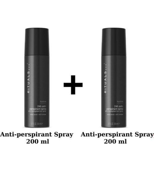 Rituals - Homme - 2X Anti-Perspirant Spray a 200 ml = 400 ml
