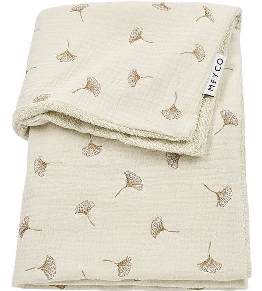 Deken Wieg Meyco Gingko Soft Sand 75x100
