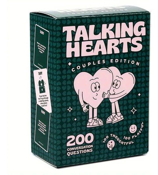 Talking Hearts Couple Edition Game - 200 gesprekskaarten voor koppels