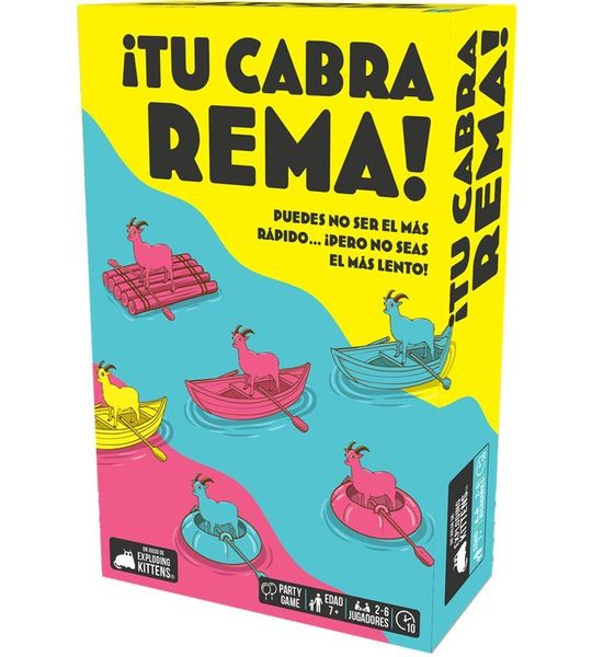 Asmodee ¡Tu cabra rema!, Bordspel, Strategie, 7 jaar, 10 min, Familiespel