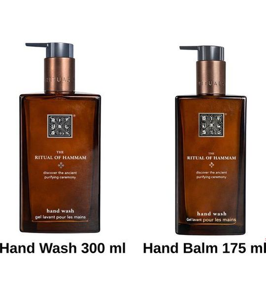 Rituals of Hammam - Hand Balm 175 ml - Hand Wash 300 ml - New Design