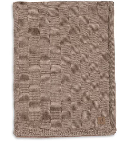 Deken Wieg Jollein 75x100 Box Knit Milky Coffee/Velvet
