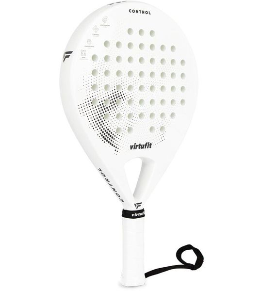 VirtuFit Control Padel Racket - Wit - Zwart