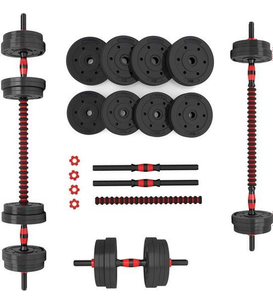 HMS Verstelbare Halter en Dumbbell Set - 15 kg - Zwart