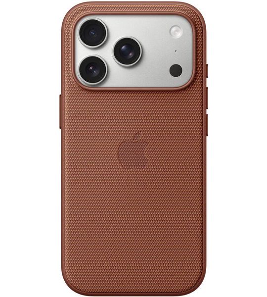 Apple Techwoven Met Magsafe Cover Voor Apple Iphone 17 Pro Siennabruin