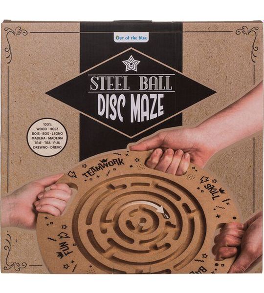 steel ball disc maze / cirkel / out of the blue/ TOYC