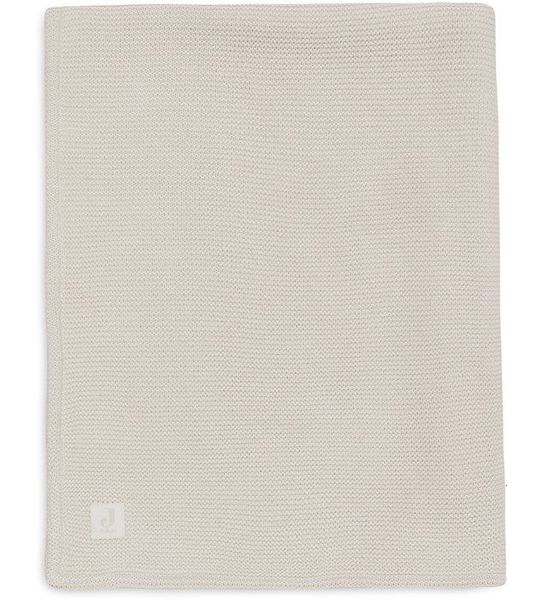 Deken Wieg Jollein 75x100 Basic Knit Oatmeal/Velvet