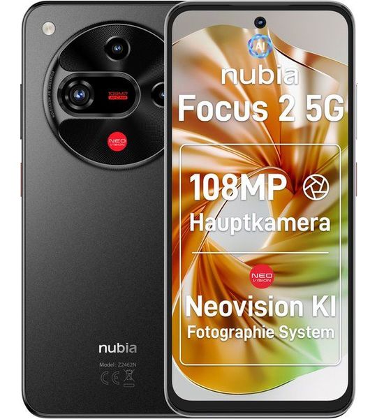 Zte Nubia Focus 2 5g 8gb Ram + 256 Gb Rom Zwart -