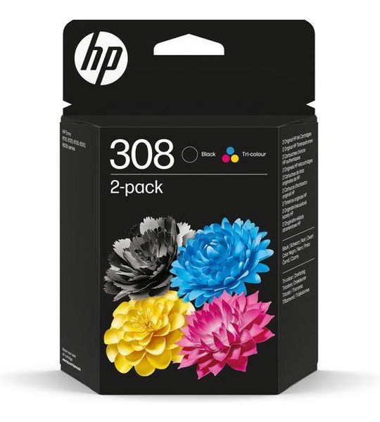 HP 308 Cartridges Combo Pack Inkt