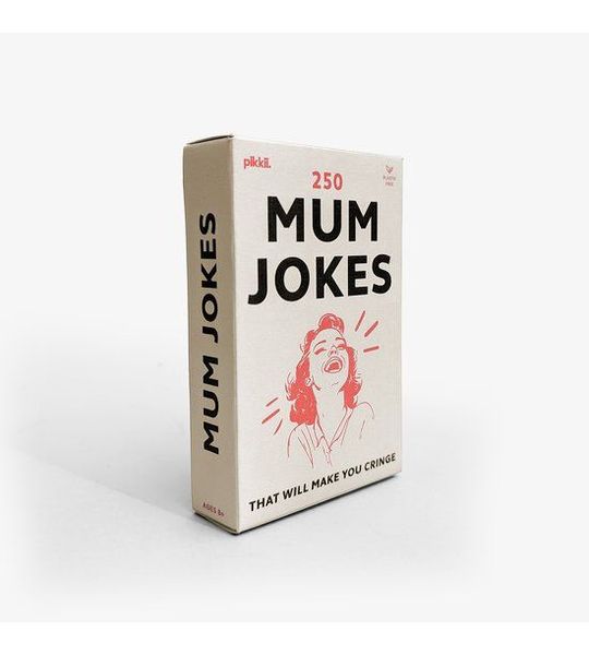 pikkii Moedergrappen | Kaartspel | Mum Jokes 11.1 x 7.4 x 2.3 cm 126gr