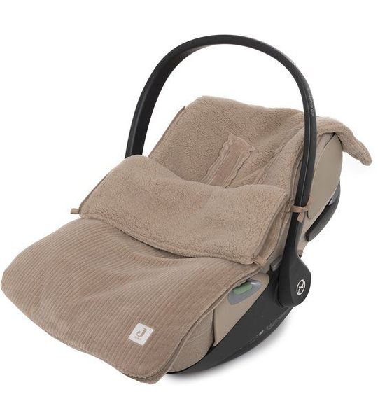 Voetenzak Autostoel Jollein Cloudy Rib Milky Coffee