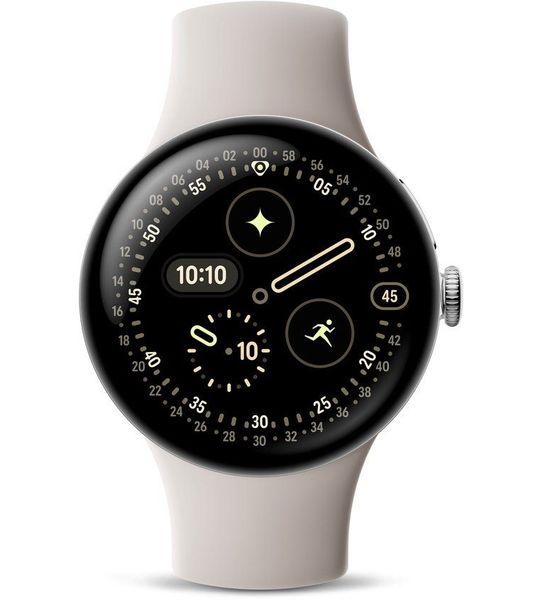 Google Pixel Watch 4 Zilver/Crė,me 41 mm