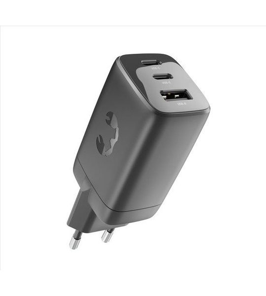 Fresh 'n Rebel 67w Wall Charger Usb-a + 2x Usb-c - Storm Grey Thuislader