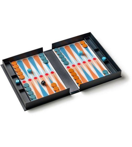 Printworks Spel Classic - Art of Backgammon - Antraciet