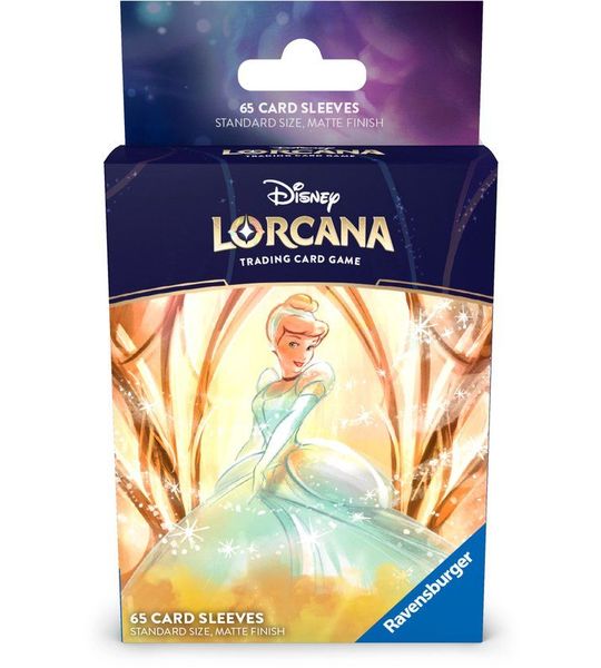 Ravensburger - Disney Lorcana: Card Sleeves Cinderella (65x) - Kaartbeschermers
