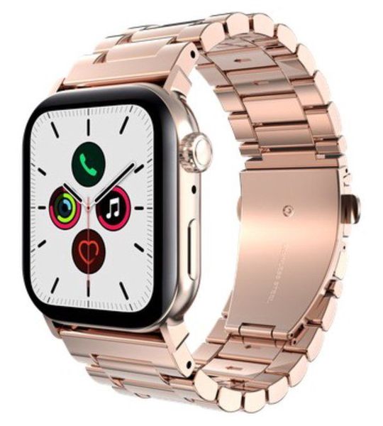 Just in Case Rvs Bandje Roségoud voor Apple Watch 40/41/42 mm