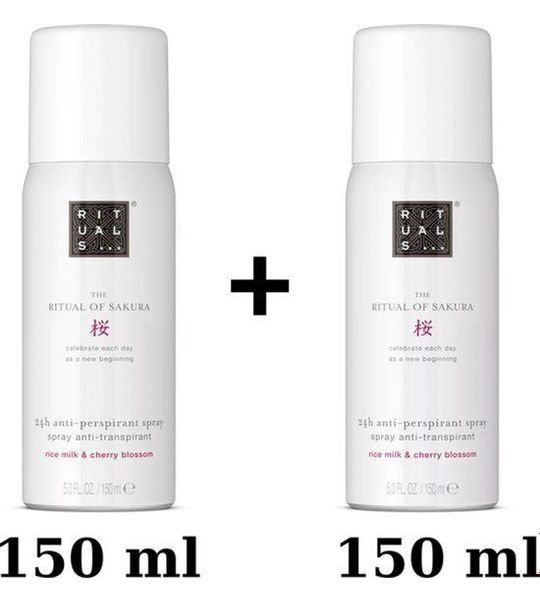 Rituals - Sakura - Anti-perspirant Spray 2 X 150 ml = 300 ml