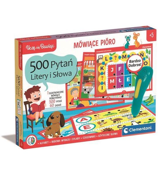 Mówiące Pióro 500 Pytań Litery i Słowa