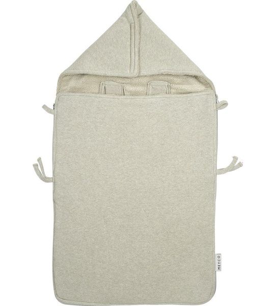 Voetenzak Autostoel Meyco Knit Basic Sand Melange