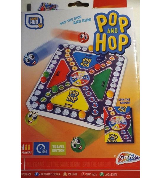 Reisspel 3 in één - Pop and Hop