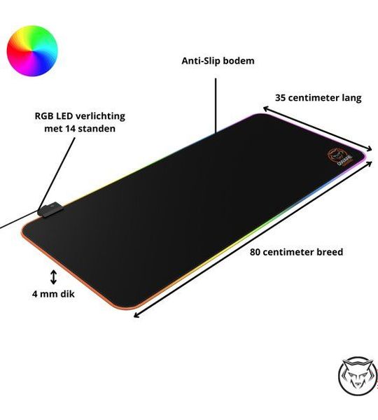 Qware Qware Rgb Muismat