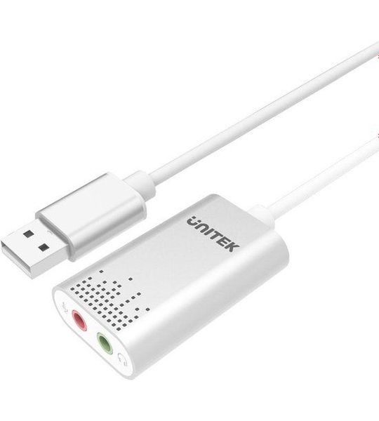 UNITEK Y-247A audio-omzetter Zilver