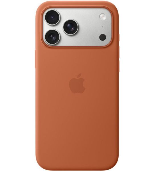 Apple Silicone Magsafe Cover Voor Apple Iphone 17 Pro Max Terracotta