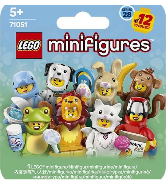 LEGO Minifiguren Serie 28: Dierenkostuums 1 van 12 Figuren - 71051
