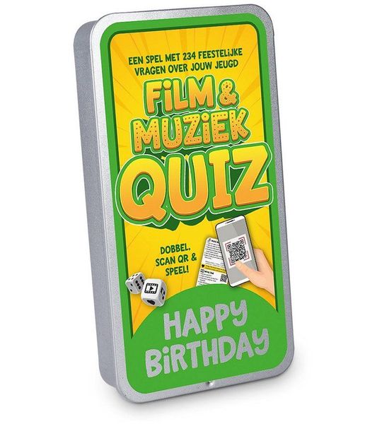 Spel - Film & muziek quiz - Happy Birthday