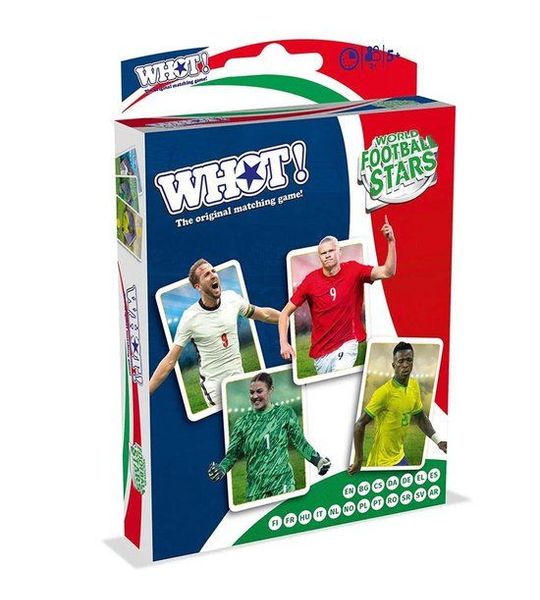 Winning Moves WHOT! - Kaartspel - World Football Stars - Meertalig