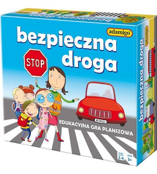 Bezpieczna droga Edukacyjna gra planszowa