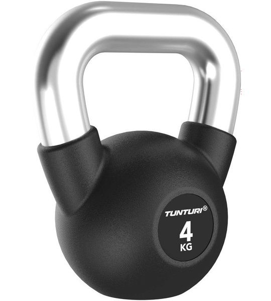 Tunturi Platinum Rubber Kettlebell - 4kg