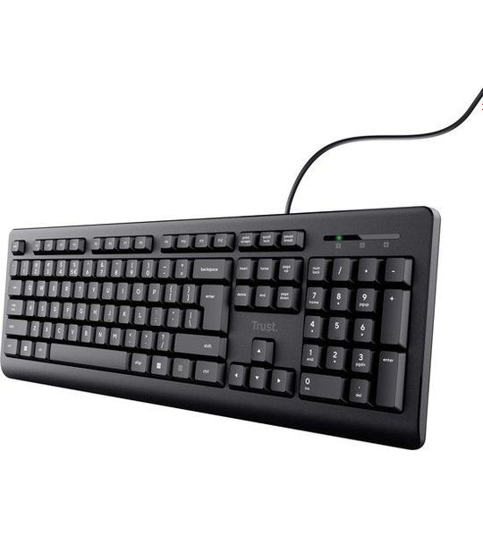 Trust BASICS KEYBOARD US Toetsenbord Zwart