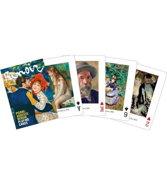 Piatnik speelkaarten Renoir - kunstkaarten single deck multicolor.