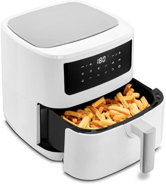 Quvo® Mini airfryer - Airfryer - Airfryer klein - Wit - ‎40cm x 33cm x 33cm