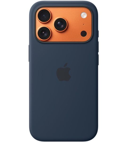 Apple Silicone Magsafe Cover Voor Apple Iphone 17 Pro Middernacht