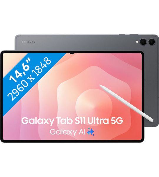 Samsung Galaxy Tab S11 Ultra - 14.6 Inch 256 Gb Grijs Wifi + 5g