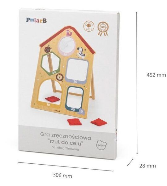 Viga 44272 PolarB Arcade spel - gooi naar het doel
