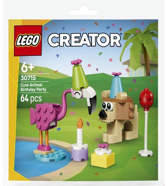 LEGO Creator 30715 - Schattige Dierenverjaardag (paperbag)