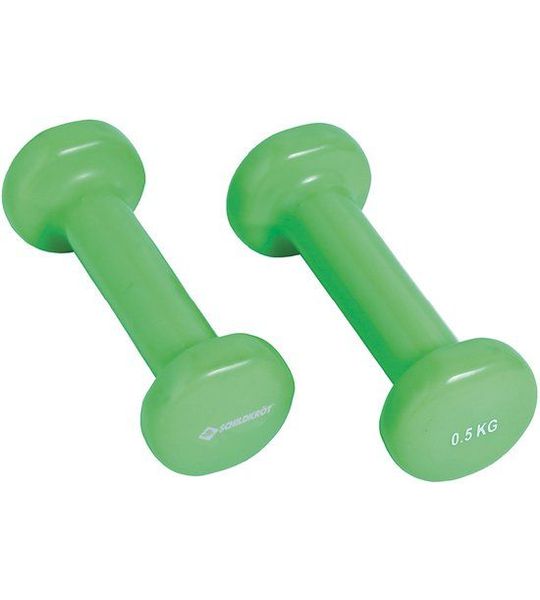 Vinyl halters, set van 2,0 kg, antracietkleur