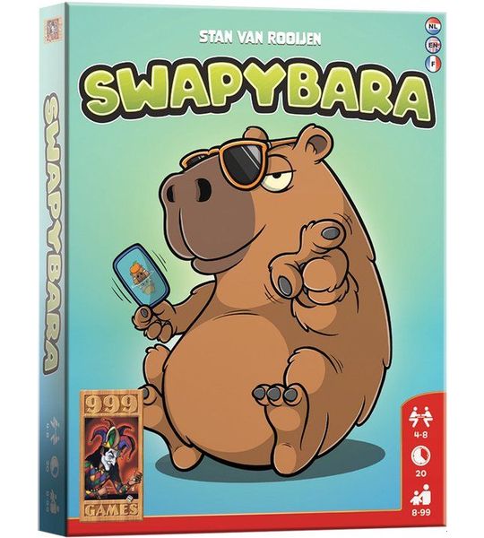 999 Games - Swapybara - Kaartspel - veel spel in een compact doosje