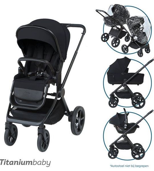 Kinderwagen Titanium Baby Solid Urban Lush Black