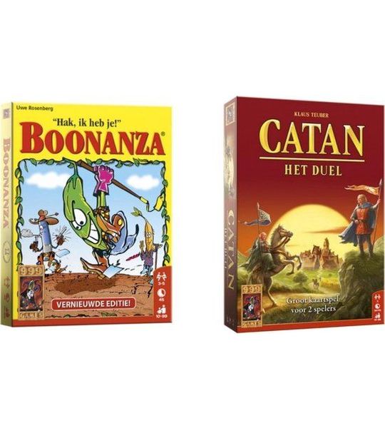 Spellenbundel - Kaartspellen - 2 Stuks - Boonanza & Catan: Het Duel