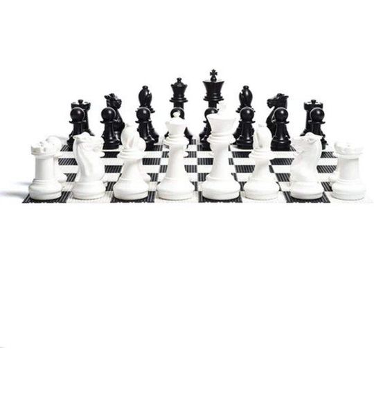 Ubergames - XXL Groot Schaakspel, Tuinschaken, UV Beschermd - 41 cm Koning