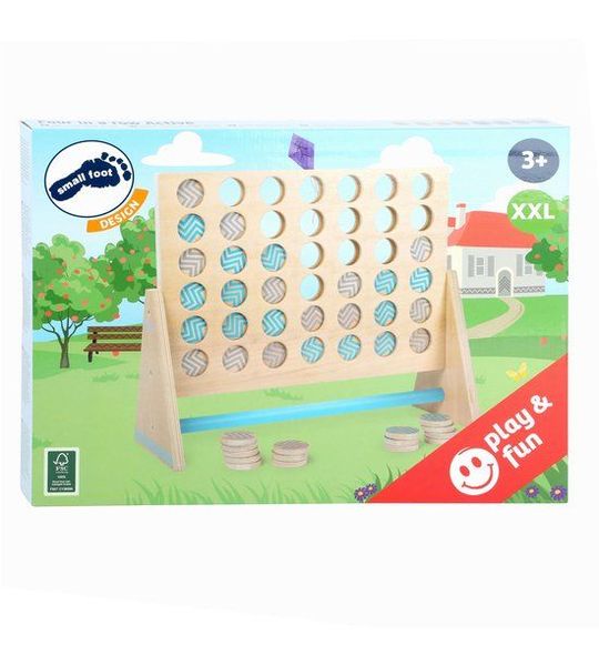 Small Foot - Houten Spel Four in a Row XXL, 43dlg.