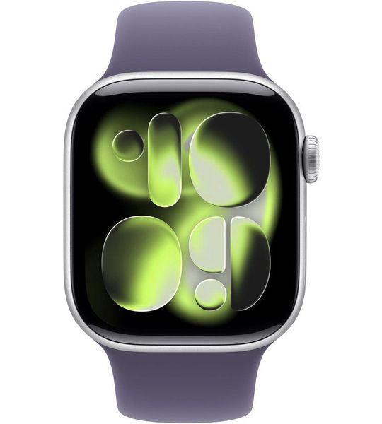 Apple Watch Series 11 gps - 42mm Aluminium Case - Purple Fog Sport Band S/m Smartwatch Silver