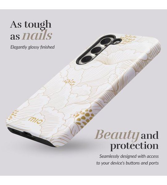 MIO By Mobilize Magsafe Compatible Telefoonhoesje Voor Samsung A16 White Roses