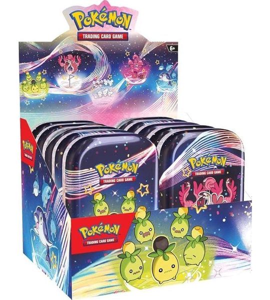Pokémon Paldean Fates Mini Tin Display (10 stuks)