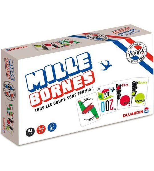 Dujardin Mille Bornes Classique 2025 - Familie kaartspel voor 6+ jaar
