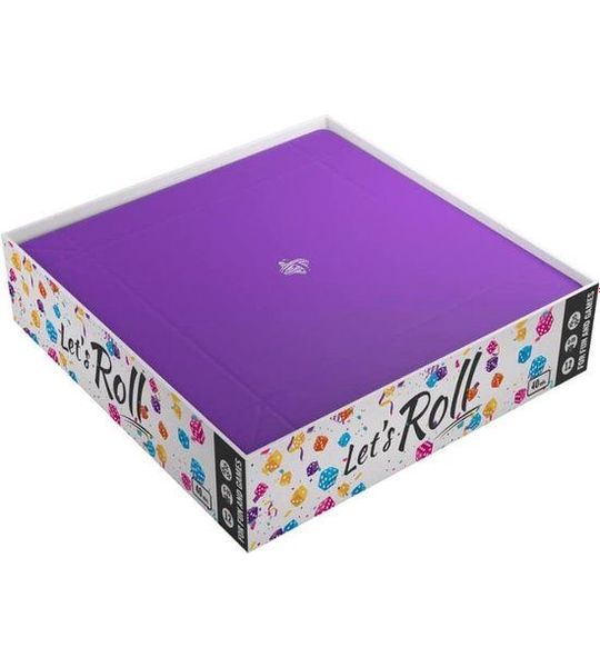 Dice Tray Magnetic Square: Paars - Accesoires